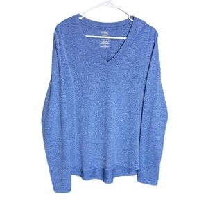 Danskin Now Dri More Semi Fitted Long Sleeve Top Size XL